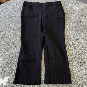Chico’s ankle pants. Size .5 or 5/6.  Inseam 23”.  textured Excellent condition